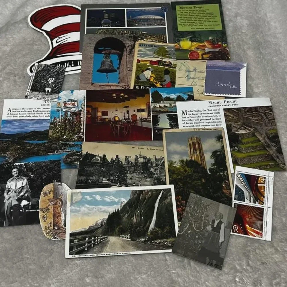 100+ piece Ephemera Lot 25 Collage Crafting Junk Journals Scrapbooking